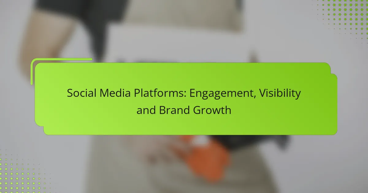 Social Media Platforms: Engagement, Visibility and Brand Growth